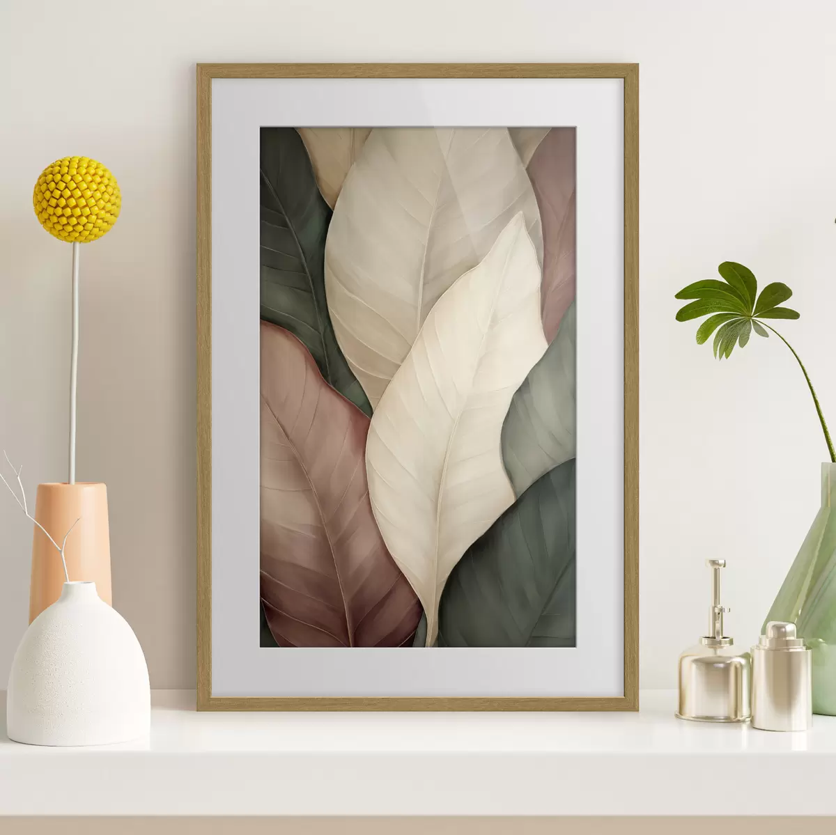 Poster Grandes feuilles f50669