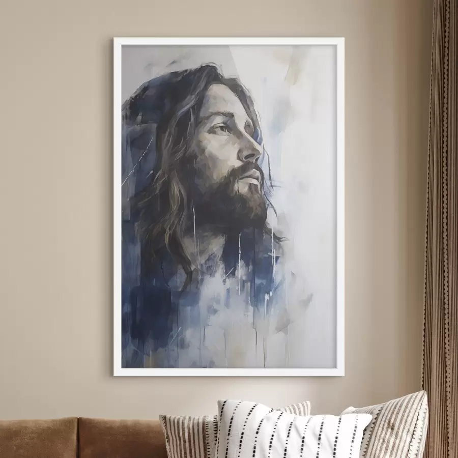 Papier peint Jésus, reproduction d'un tableau f50672