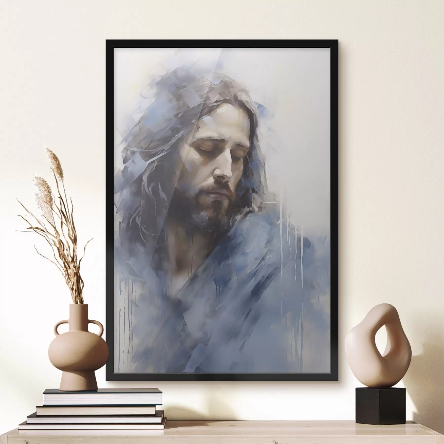 Papier peint Jésus, reproduction d'un tableau f50673