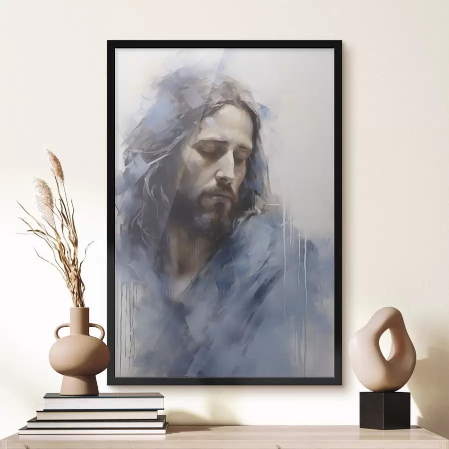 Papier peint Jésus, reproduction d'un tableau f50673