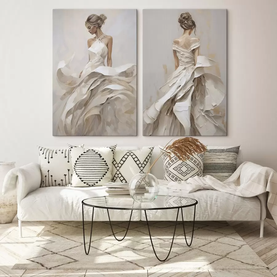 Tableau Fille en robe m30970