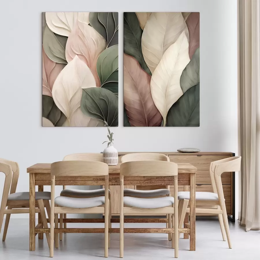 Papier peint Feuilles stylisées m30975