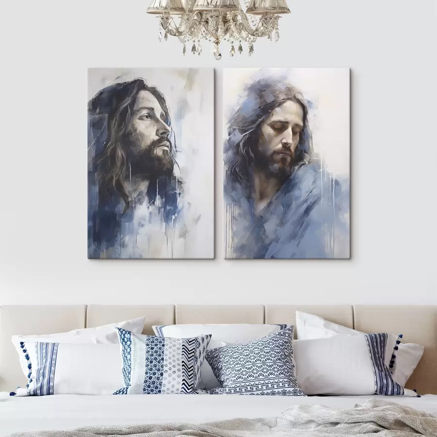 Papier peint Jésus, reproduction d'un tableau m30977