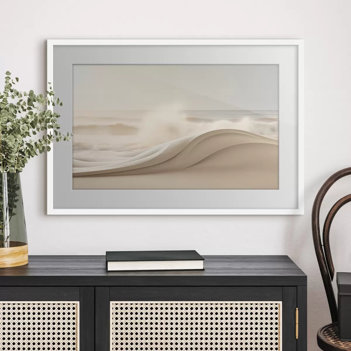 Poster Vagues et étreinte f50597
