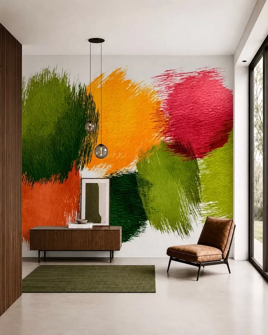 Papier peint Touches de couleur w05859