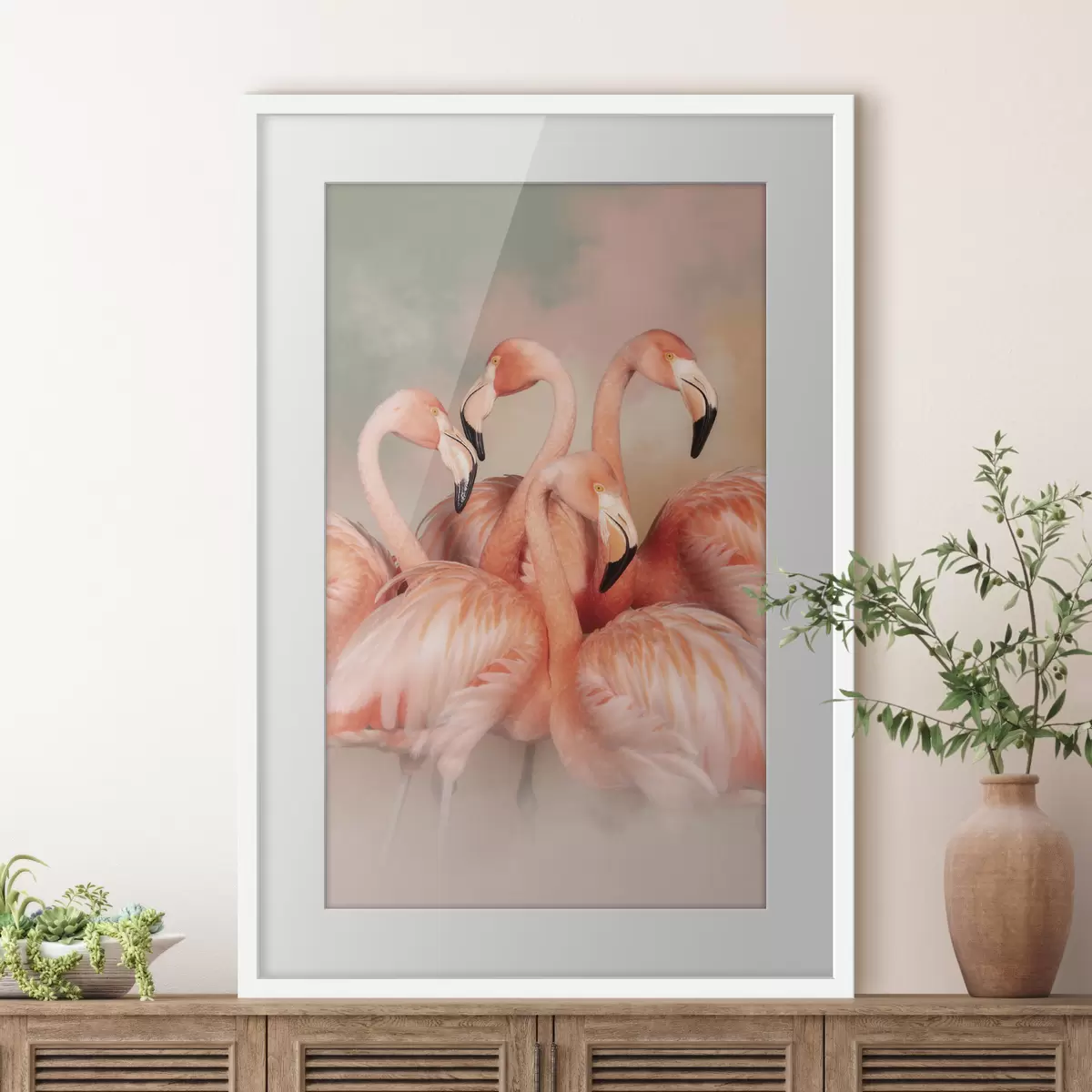 Poster Roses et contraste f50009