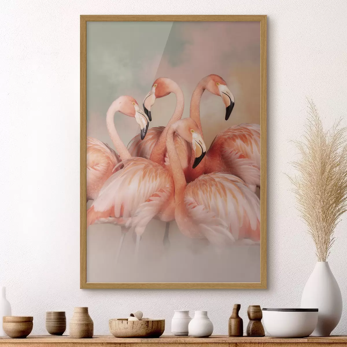 Poster Roses et contraste f50009