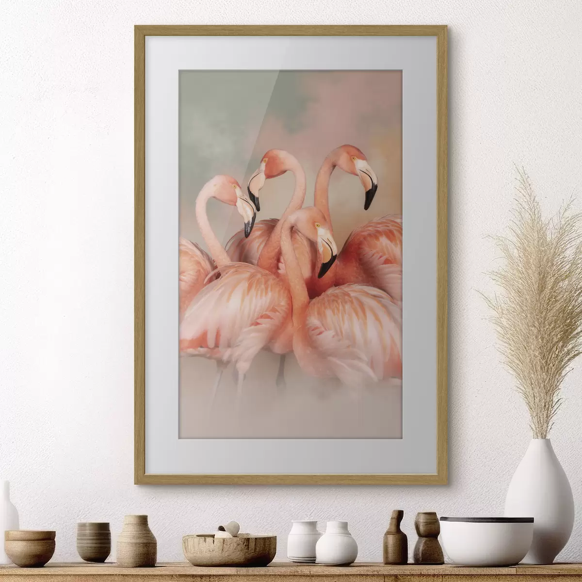 Poster Roses et contraste f50009