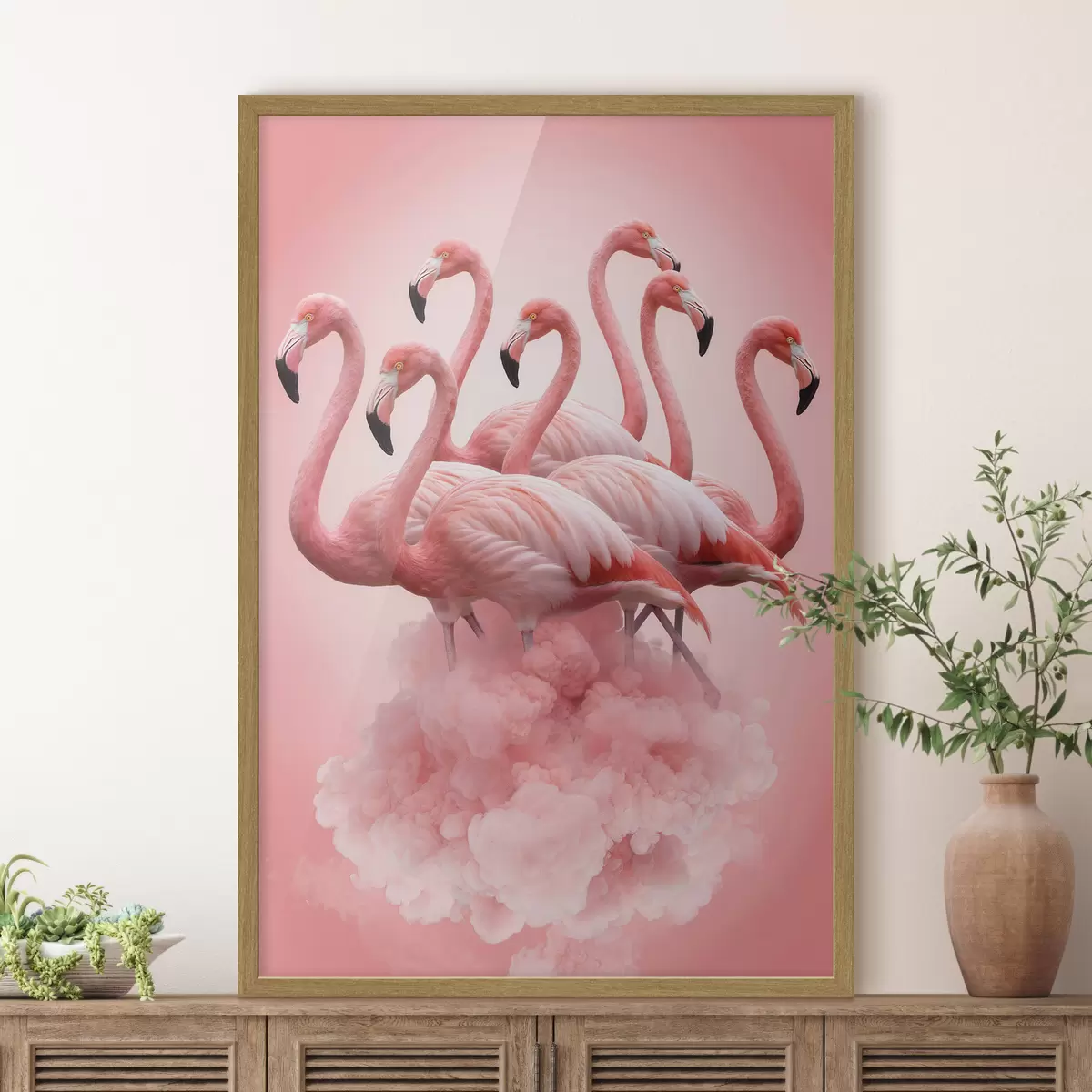 Poster Roses et confiance f50011