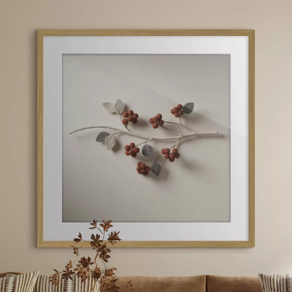 Poster Branche et légèreté f50016