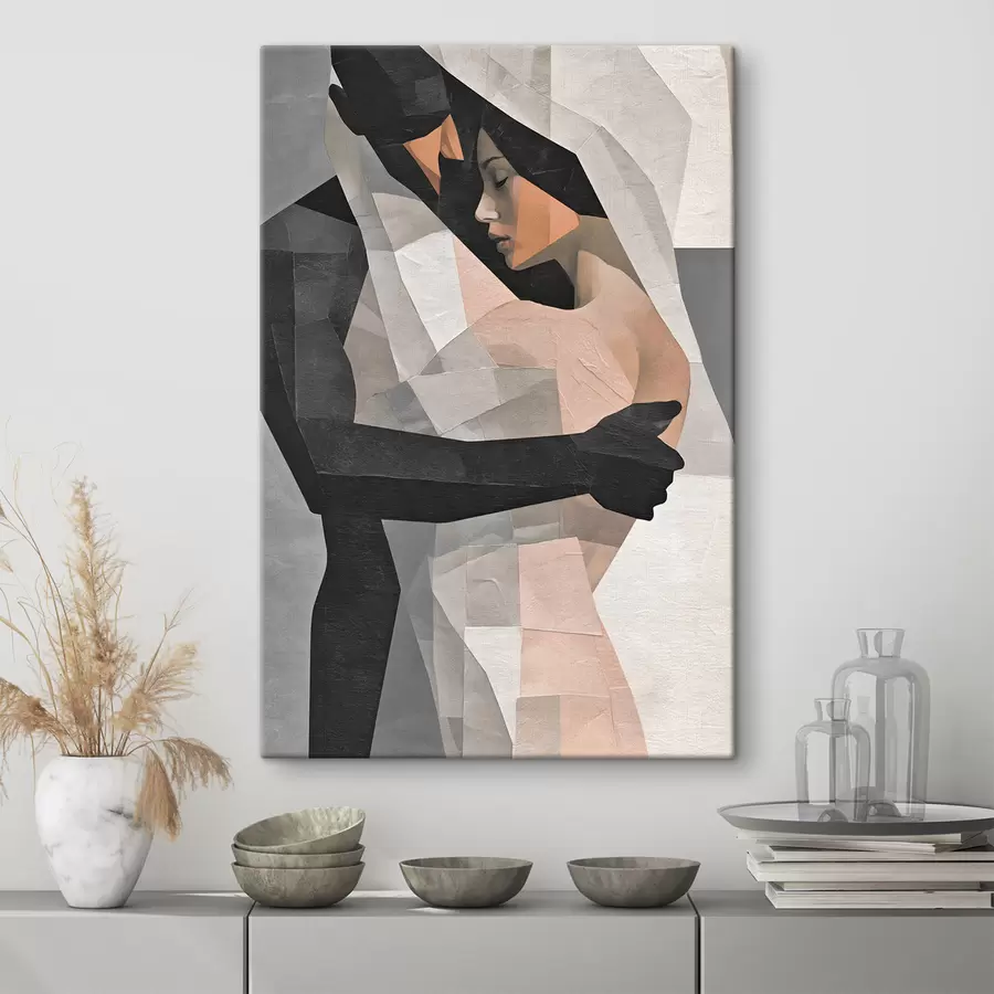 Tableau Couple abstrait s50572