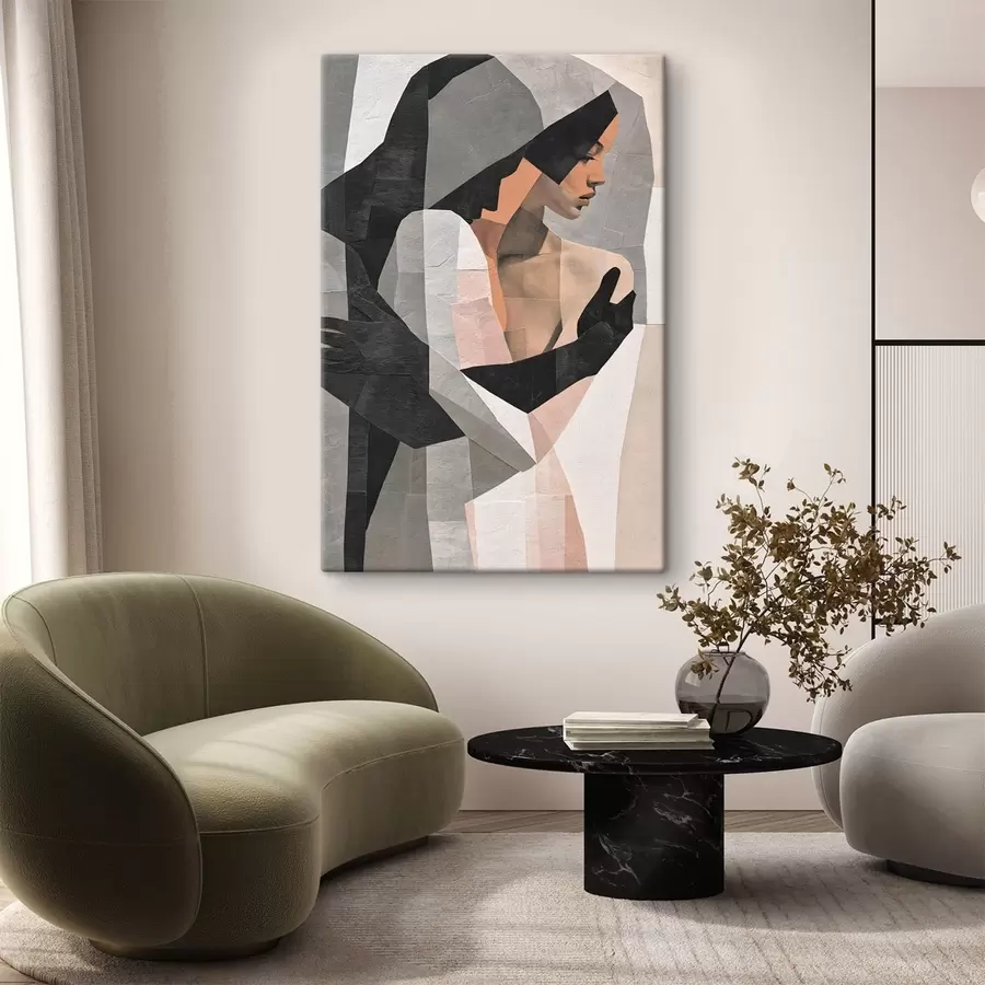 Tableau Couple abstrait s50573