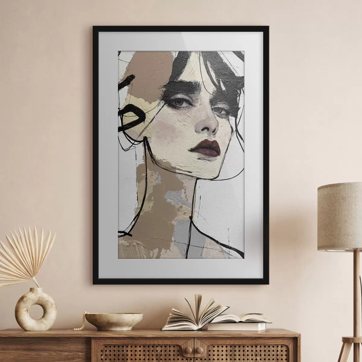 Poster Femme et contraste f50569