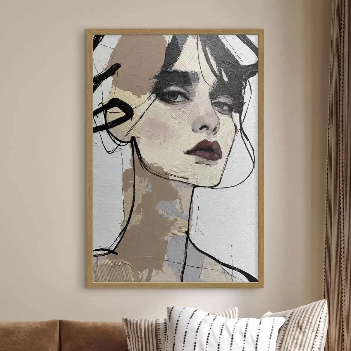 Poster Femme et contraste f50569
