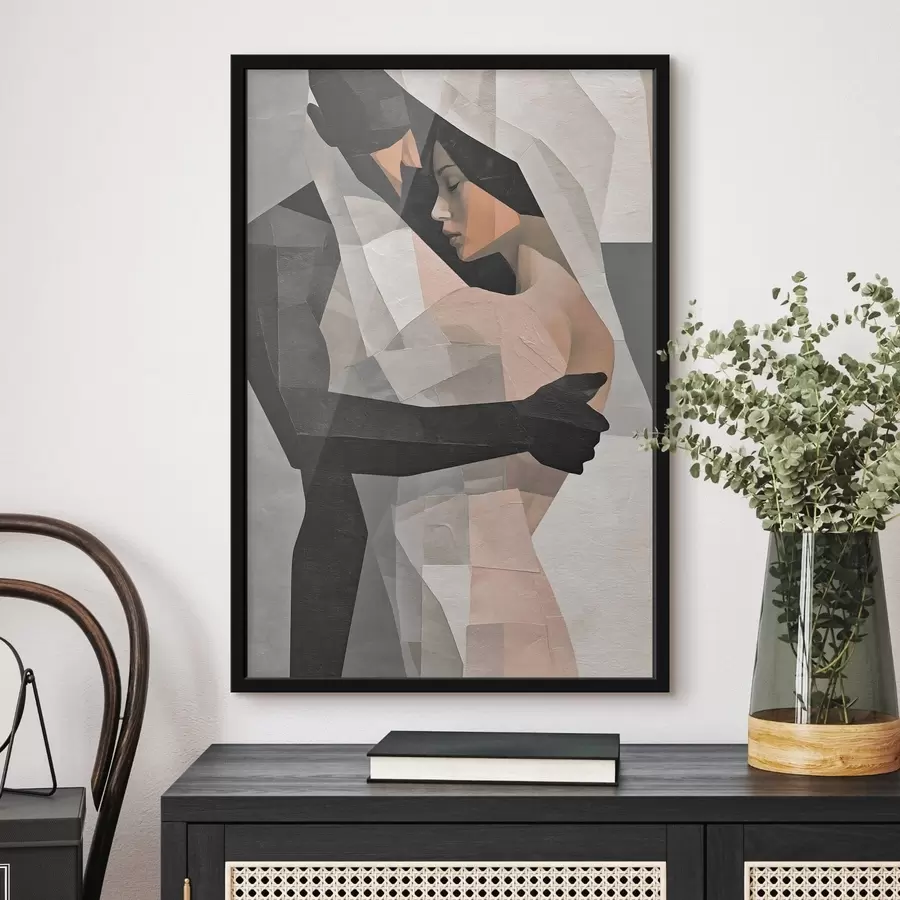 Papier peint Couple abstrait f50572