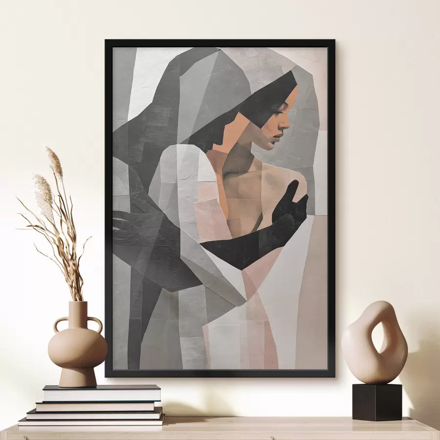 Papier peint Couple abstrait f50573