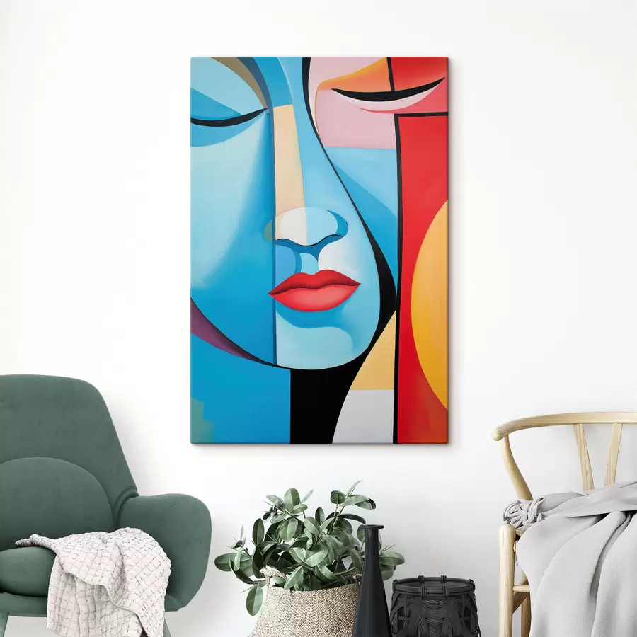 Tableau Visage abstrait s50700