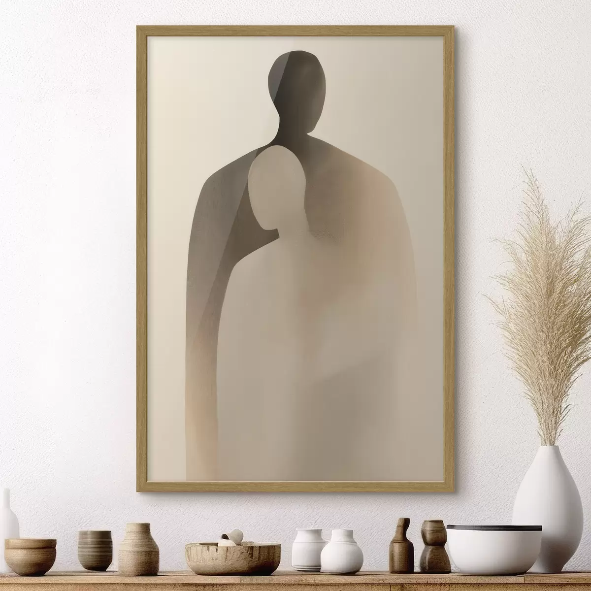 Poster Silhouette et envol f50680
