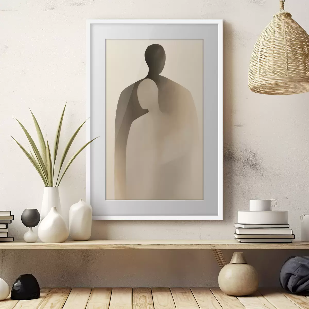 Poster Silhouette et envol f50680