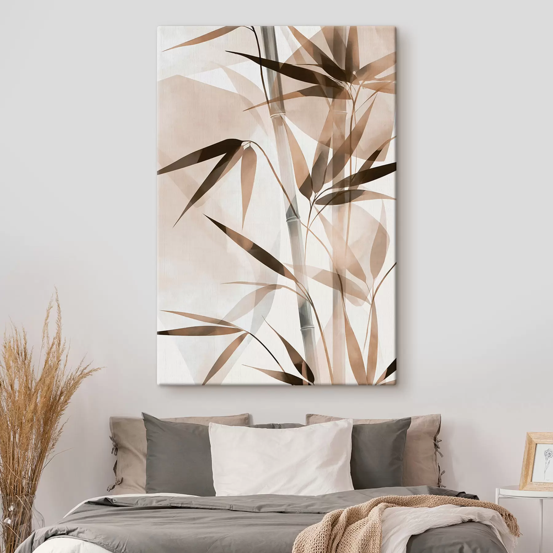 Tableau Bambou en couches chaleureuses s50575