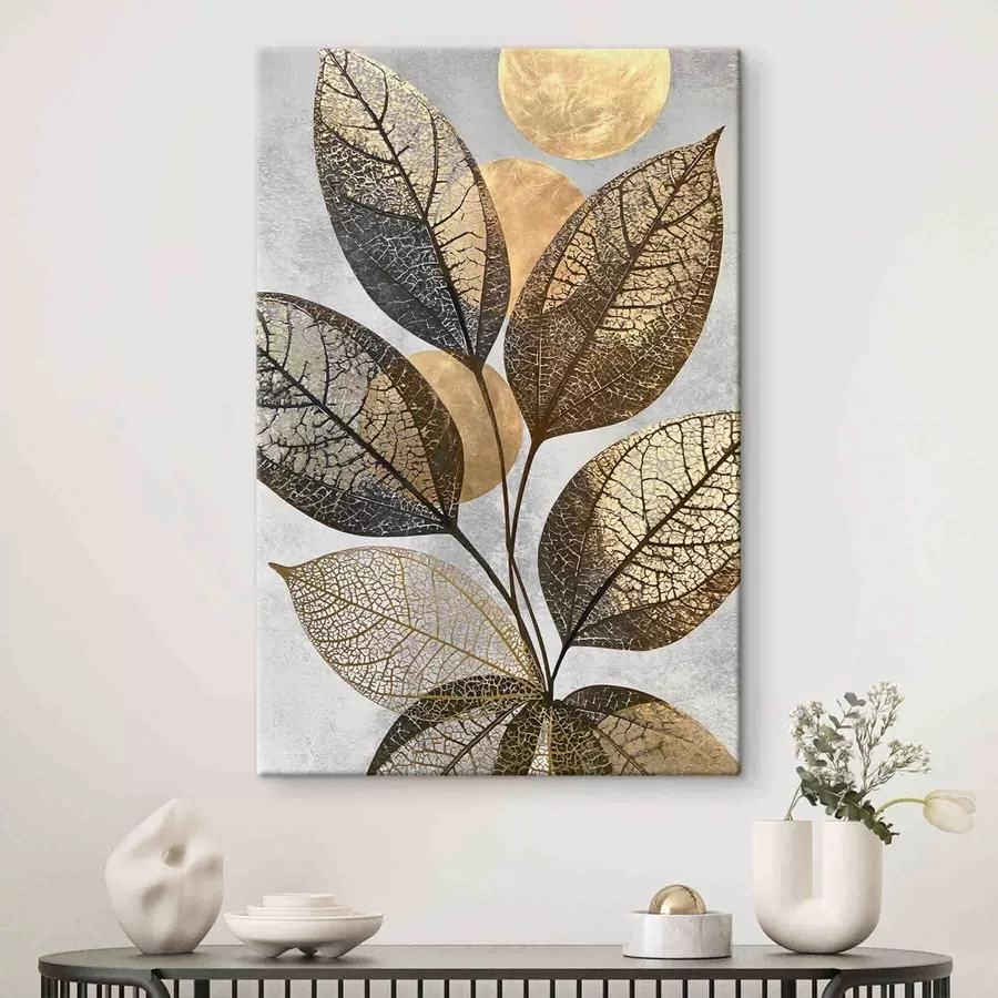 Tableau Feuilles abstraites s50712