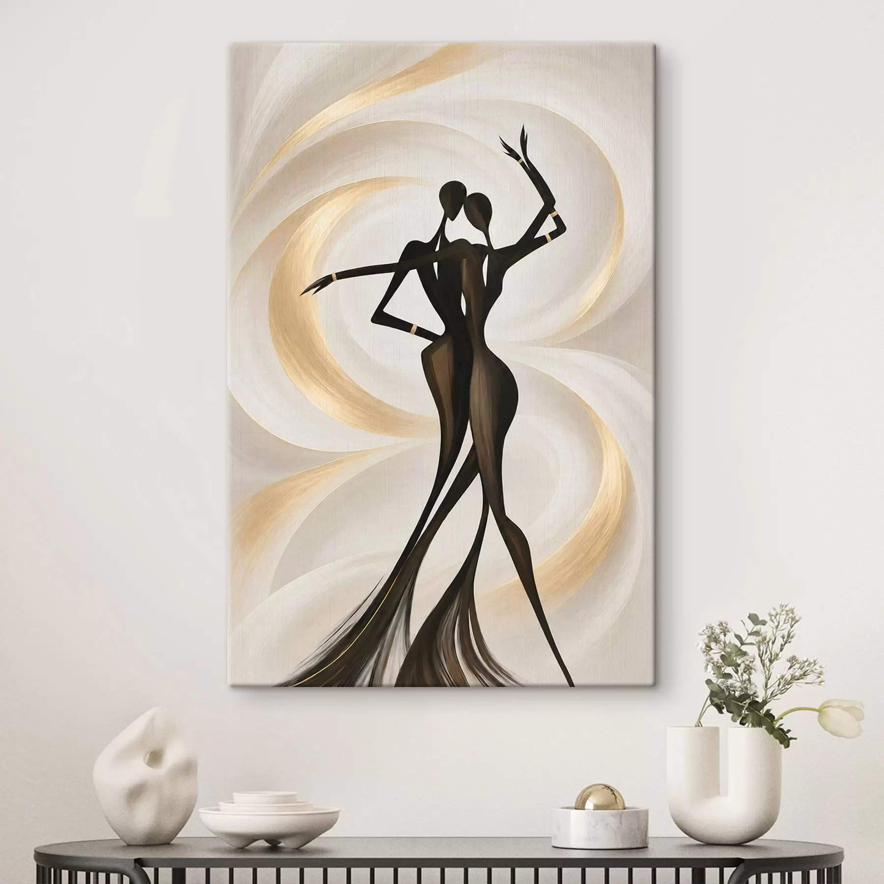 Tableau Couple abstrait s50715