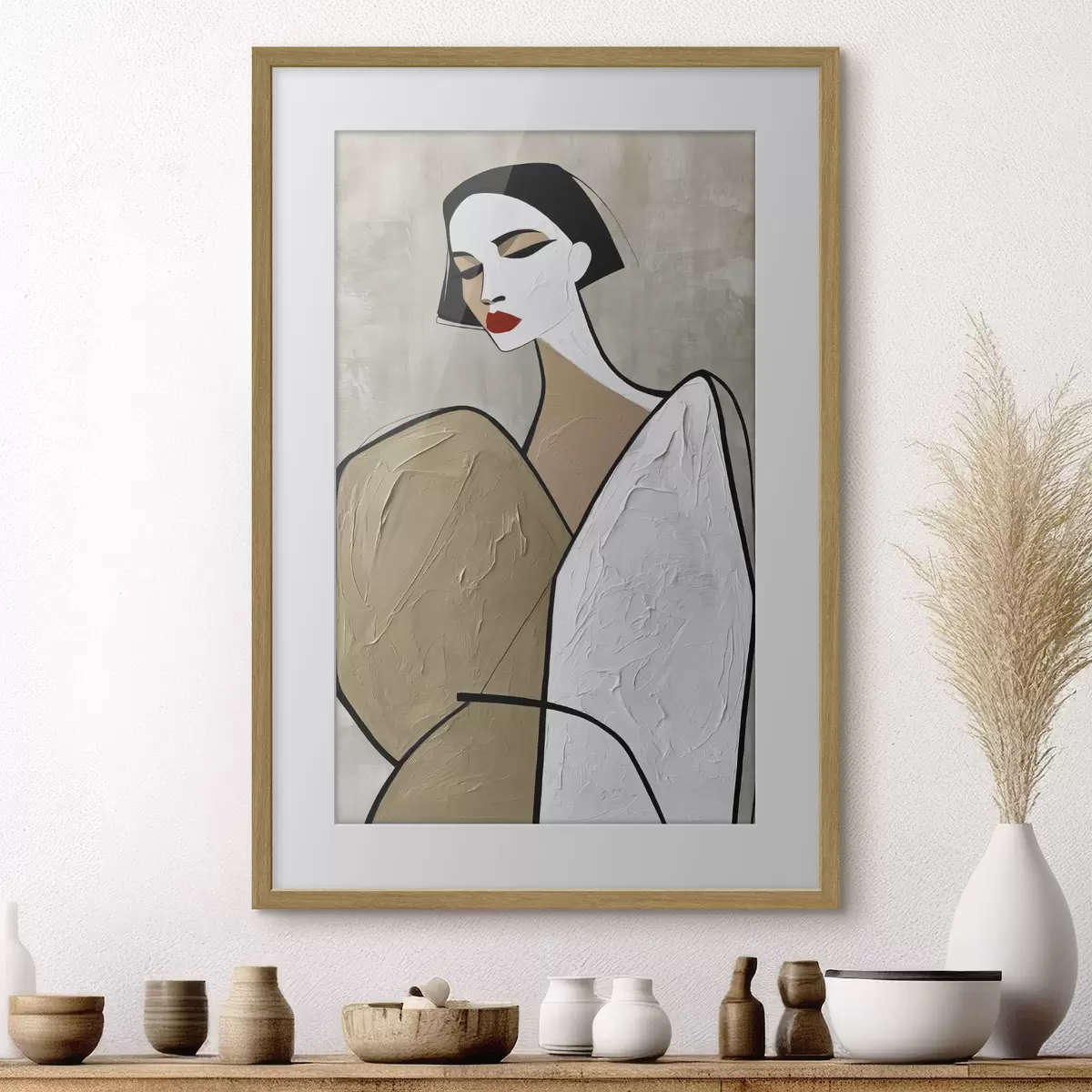 Poster Portrait d'une femme moderne f50714