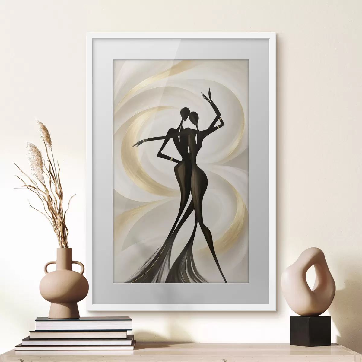 Poster Silhouette et écho f50715