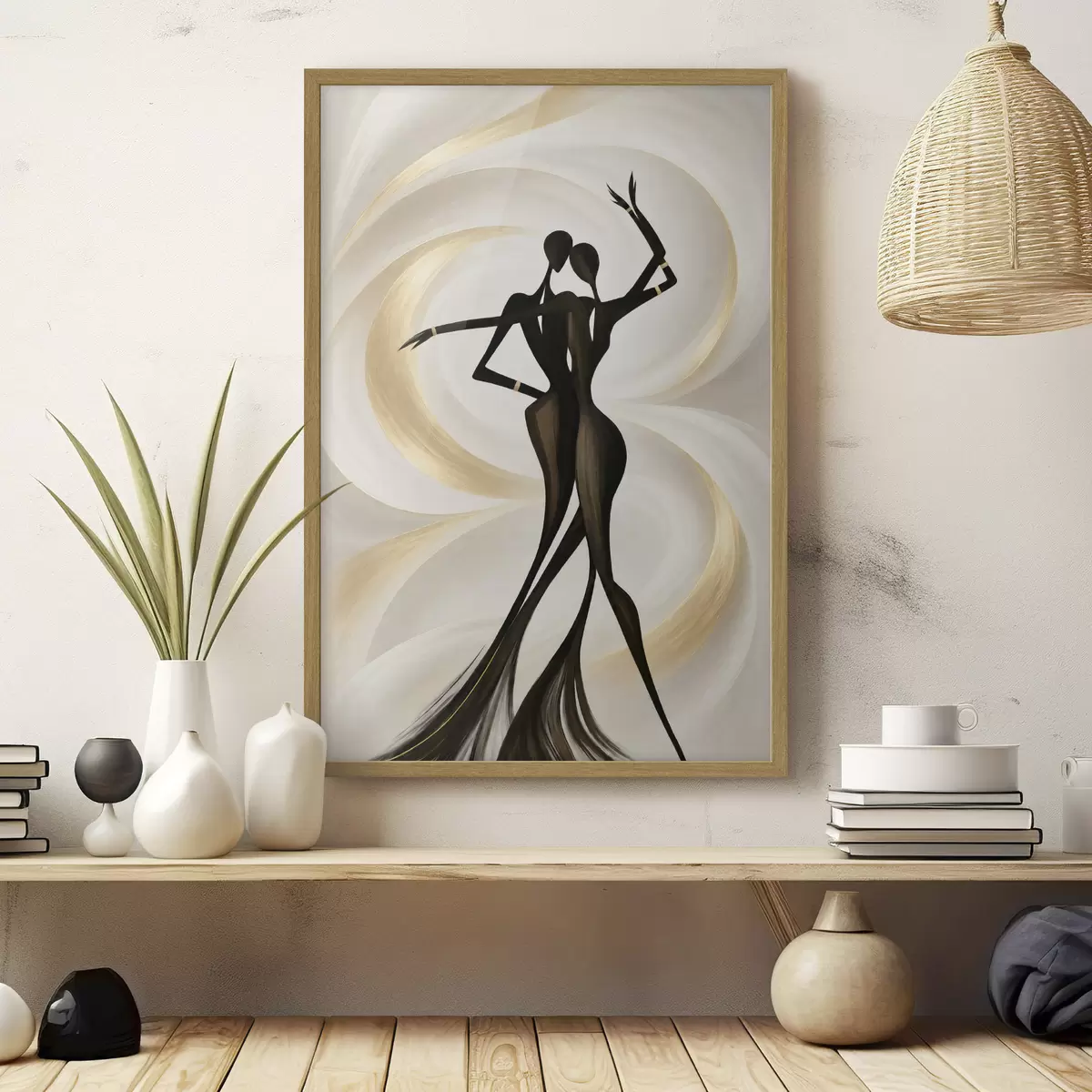 Poster Silhouette et écho f50715