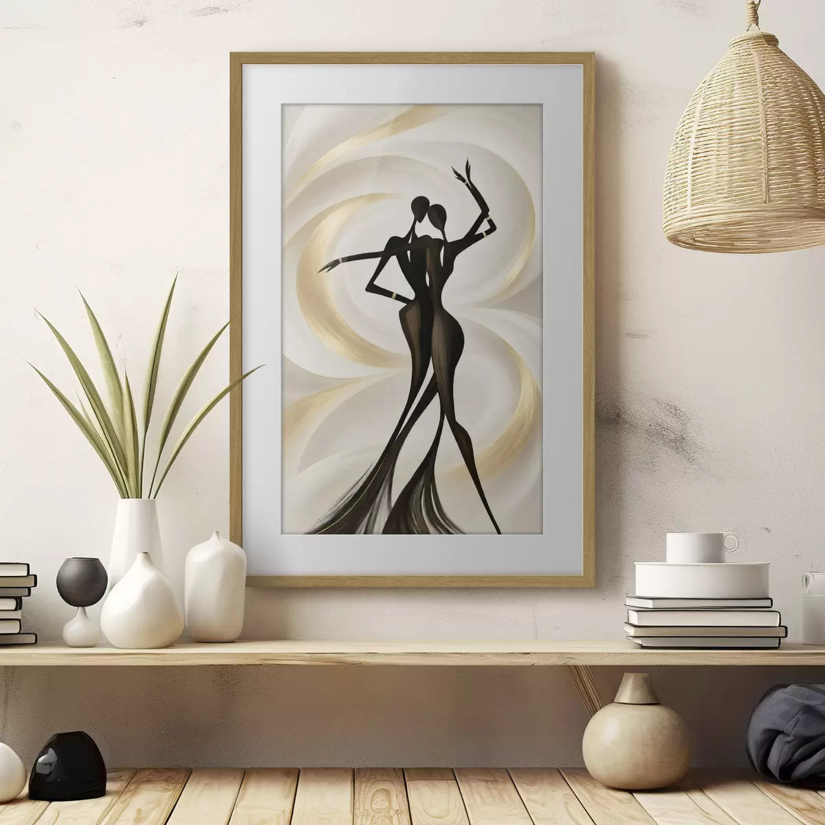 Poster Silhouette et écho f50715