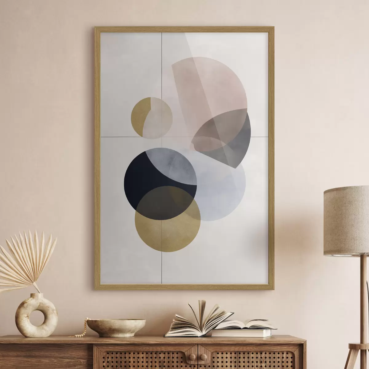 Poster Composition abstraite géométrique f50774