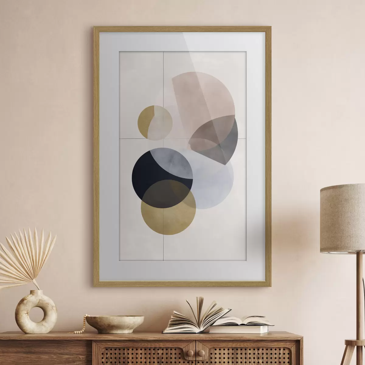 Poster Composition abstraite géométrique f50774