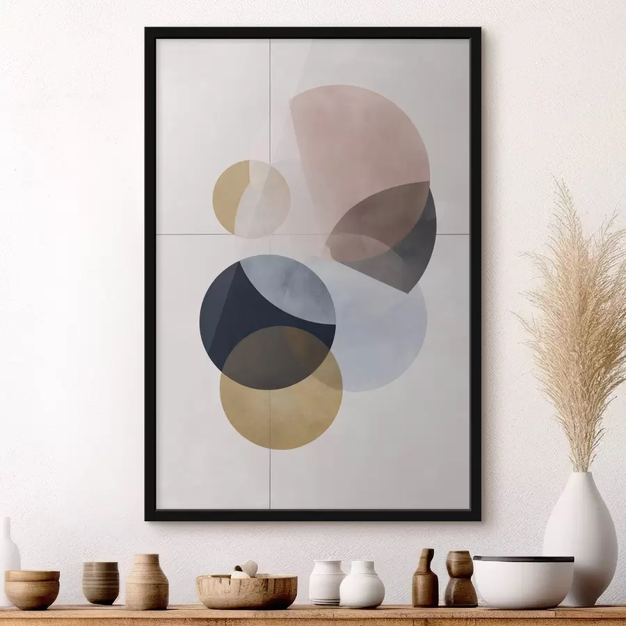 Papier peint Composition abstraite géométrique f50774