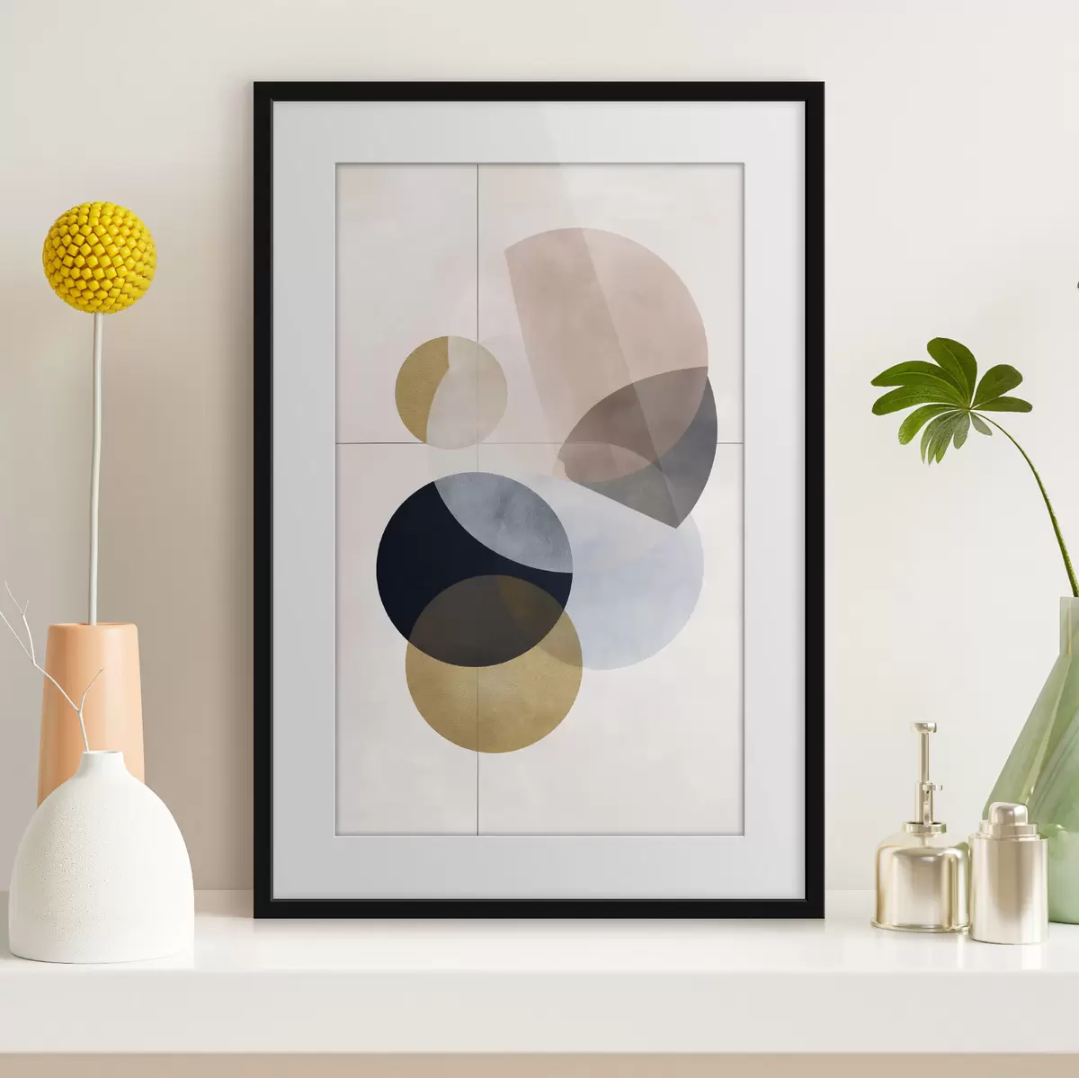 Poster Composition abstraite géométrique f50774