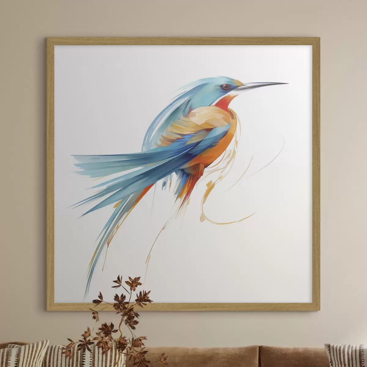 Poster Oiseaux et écho f50782