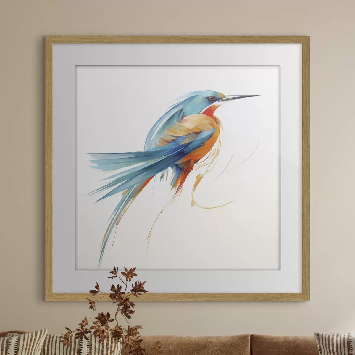 Poster Oiseaux et écho f50782