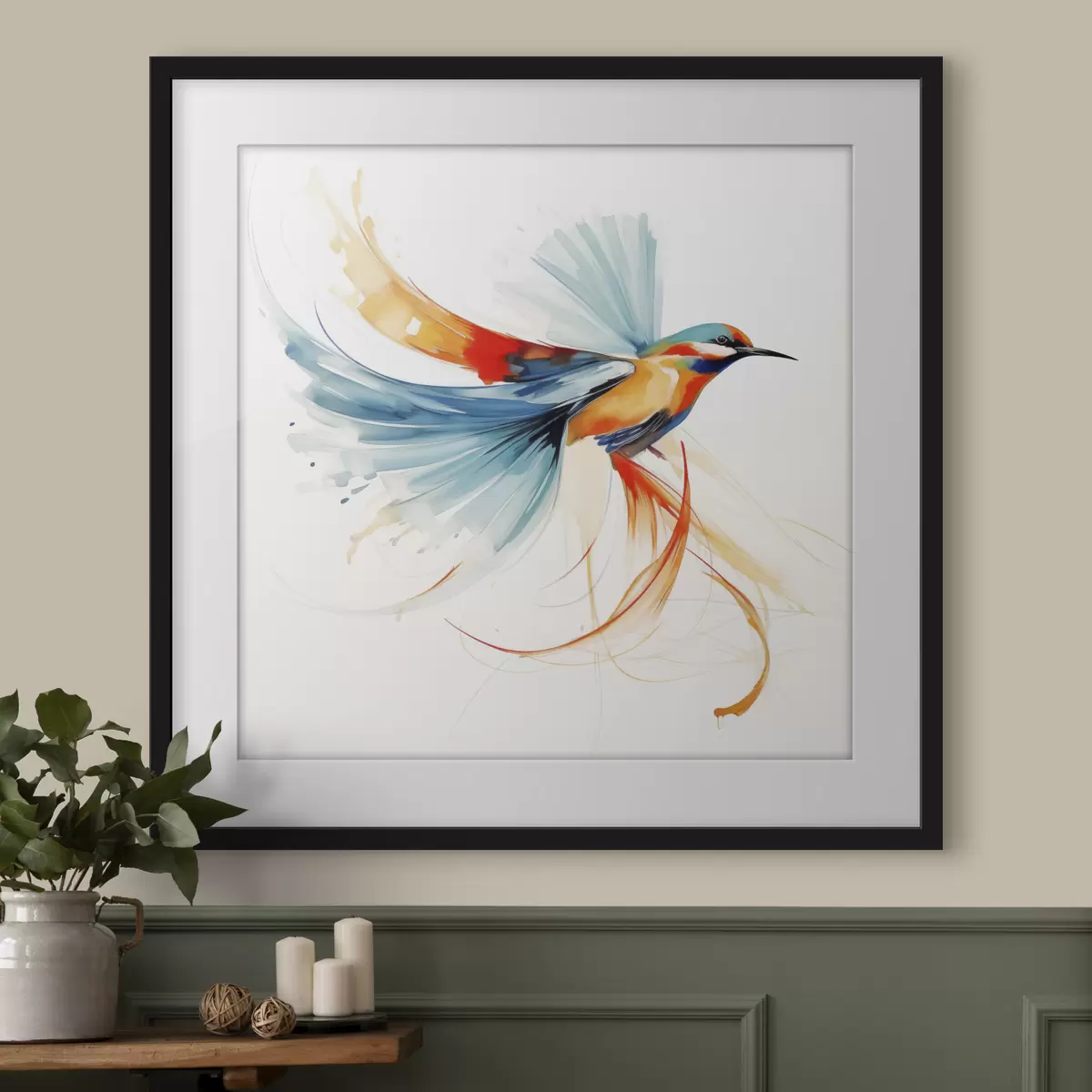 Poster Oiseaux et mélodie f50783