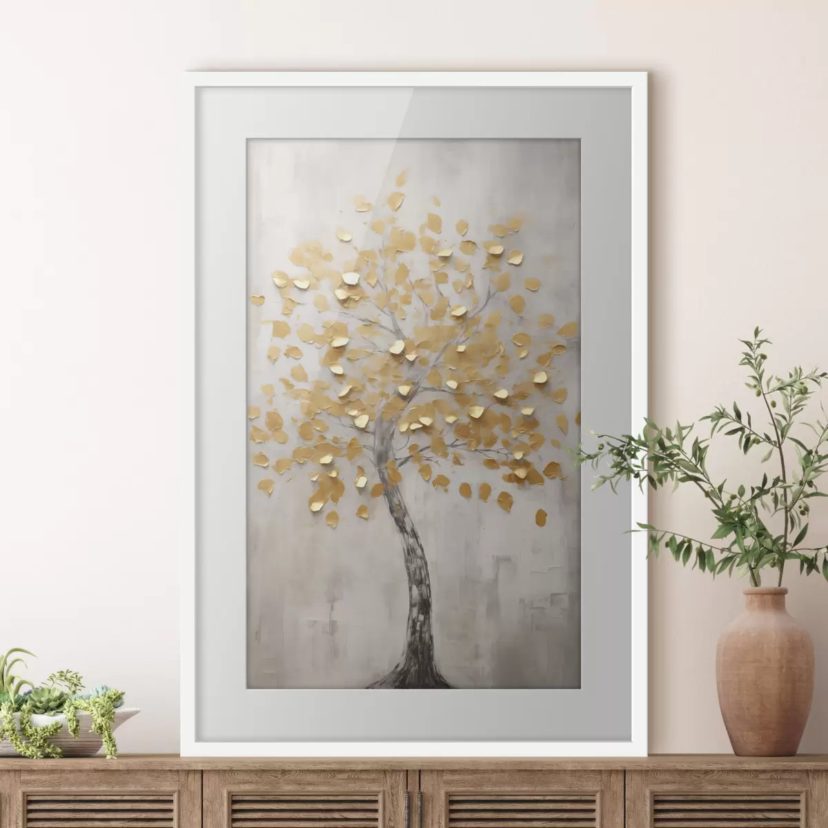 Poster Arbre et dévotion f50800