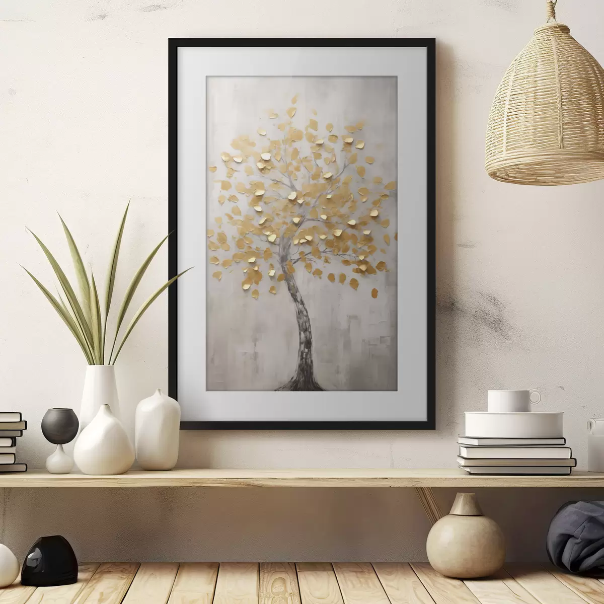Poster Arbre et dévotion f50800