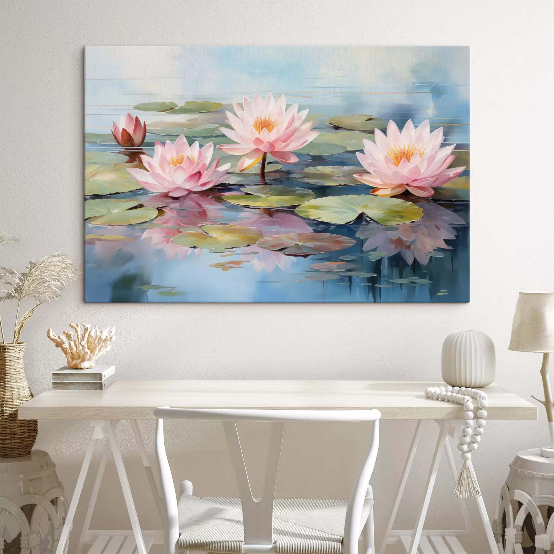 Tableau Fleurs de lotus s50804