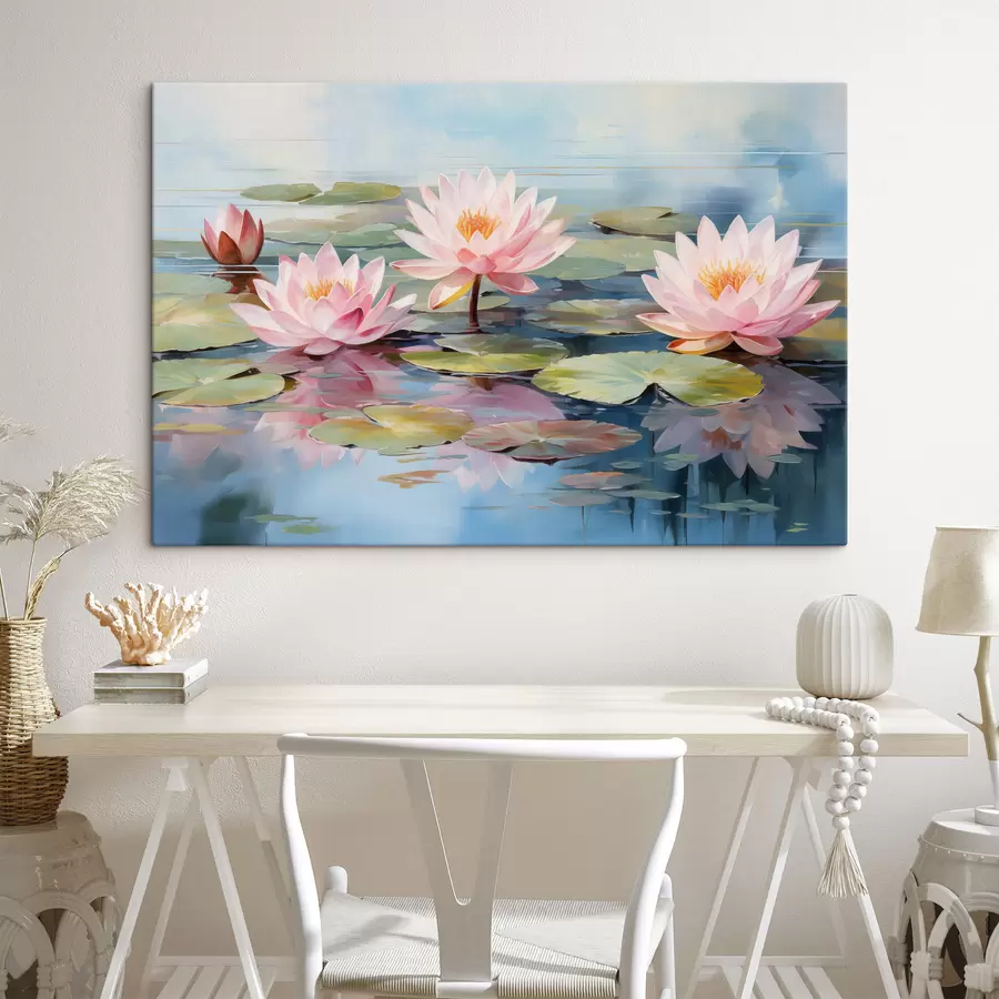 Tableau Fleurs de lotus s50804
