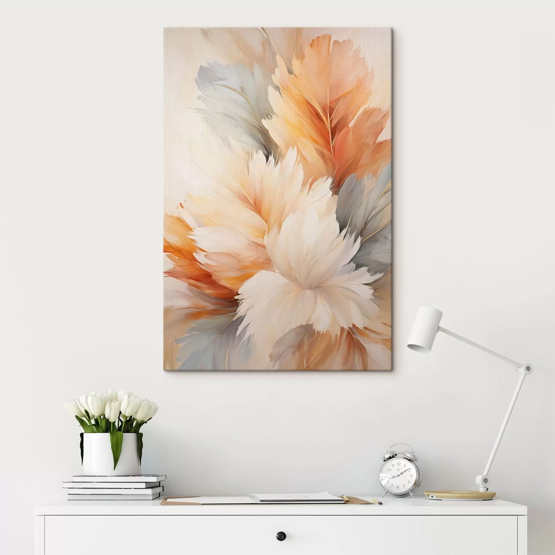Tableau Plumes colorées s50809