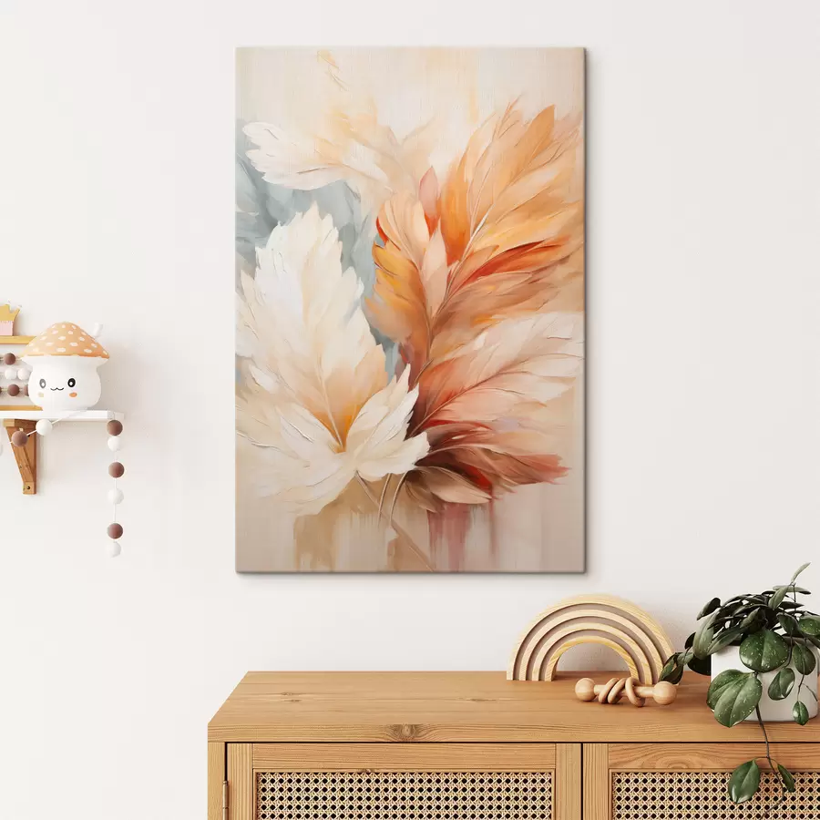 Tableau Plumes colorées s50810