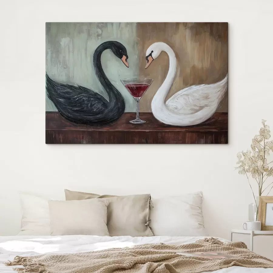 Tableau Cygnes s50813