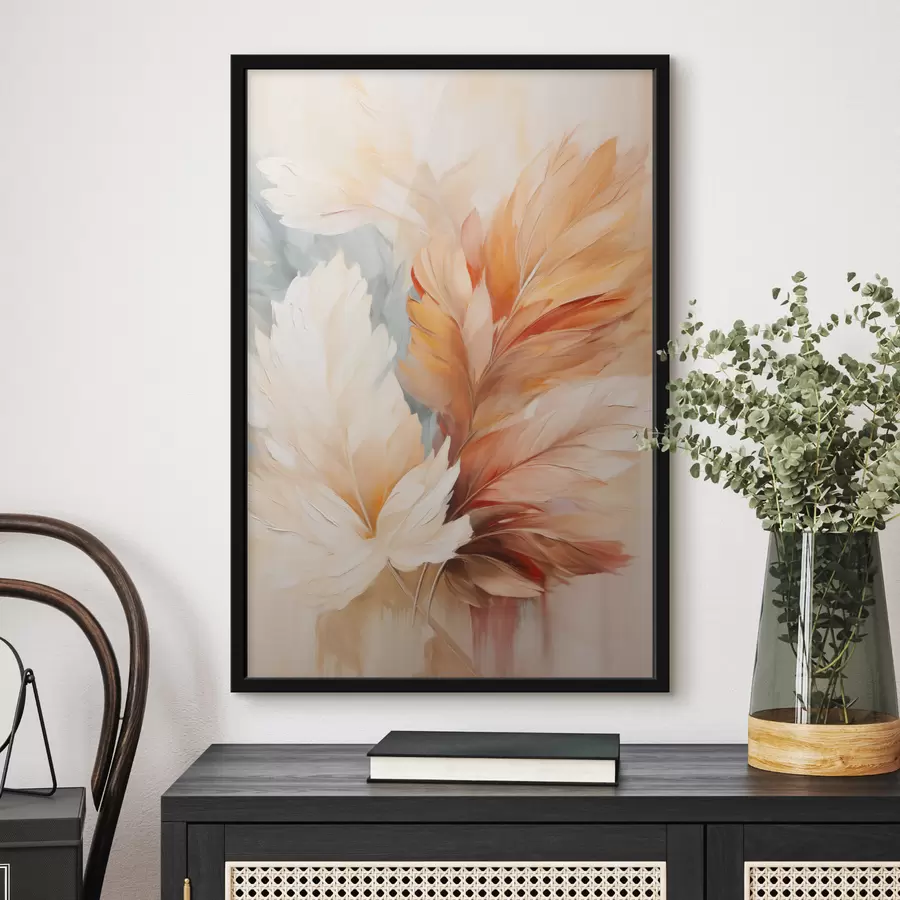 Papier peint Plumes colorées f50810