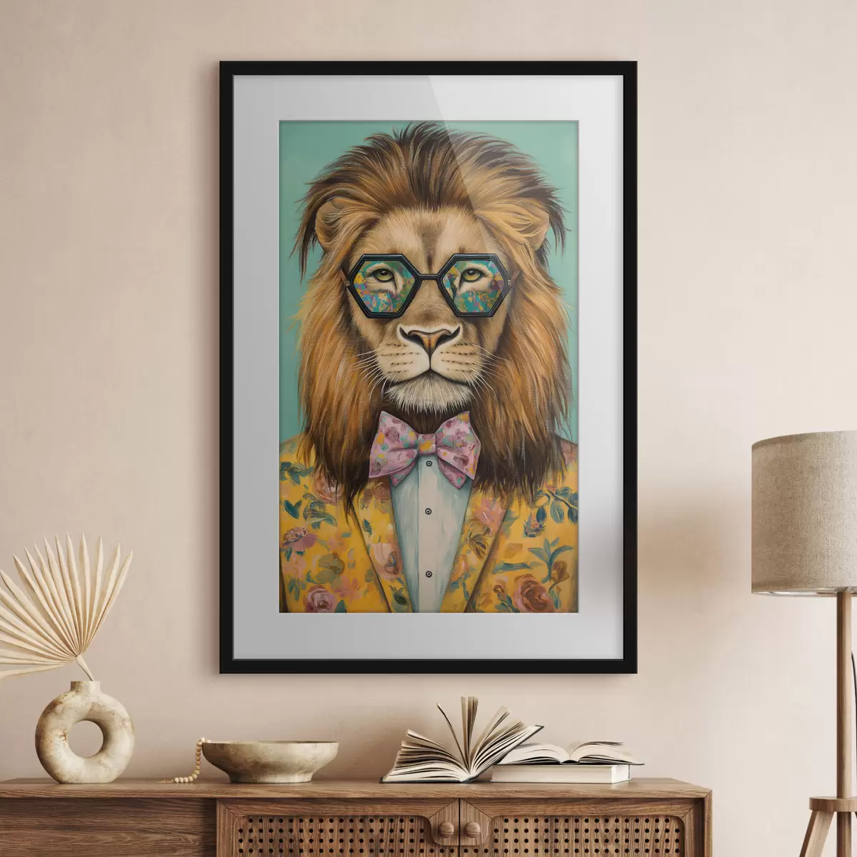 Poster Lion et légèreté f50815