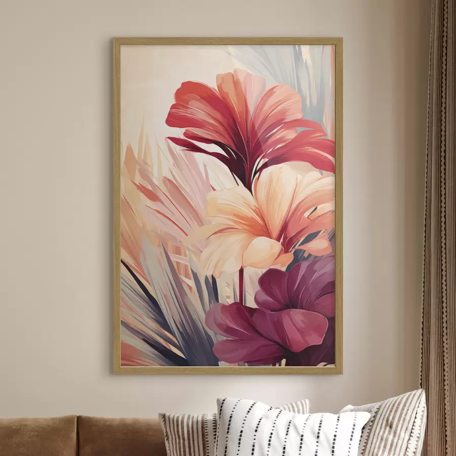Papier peint Feuilles lumineuses f50819