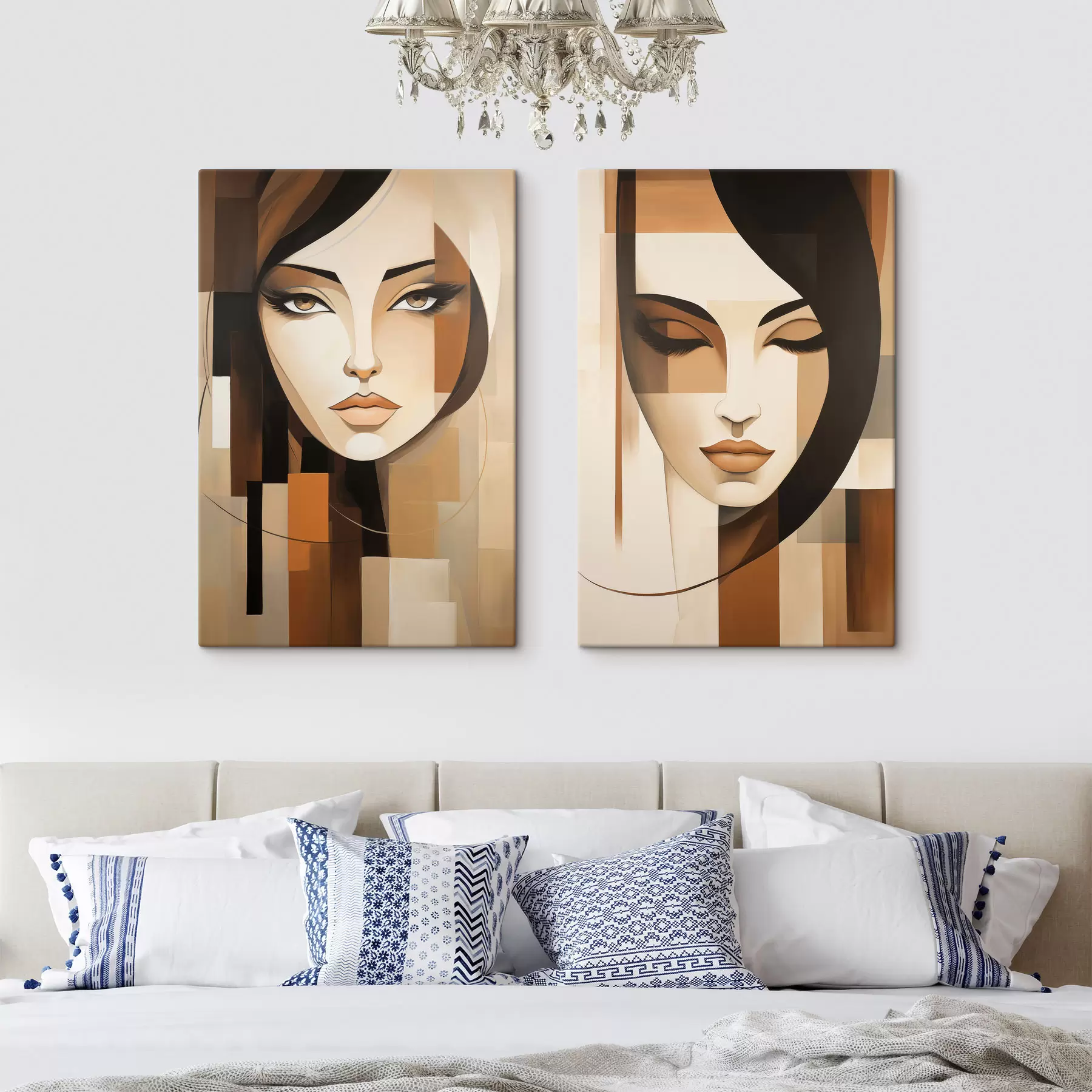 Tableau Portraits abstraits m31020