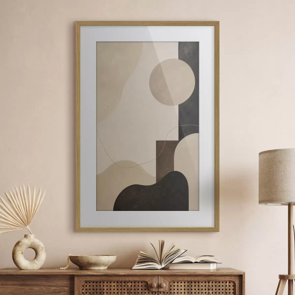Poster Géométrie des couleurs et des formes f50499
