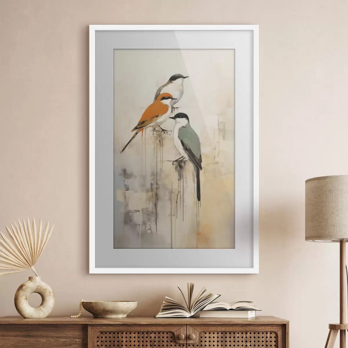 Poster Oiseaux et souffle f50848